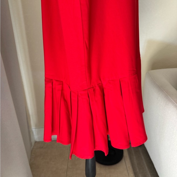 Tuckernuck Red Crepe Tate Dress Women’s Size Medium - Picture 8 of 11